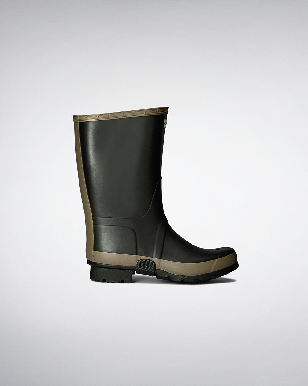 Hunter Hombre Gardener - Botas de Lluvia Verde Oscuro Oliva - 862-KGOJHR